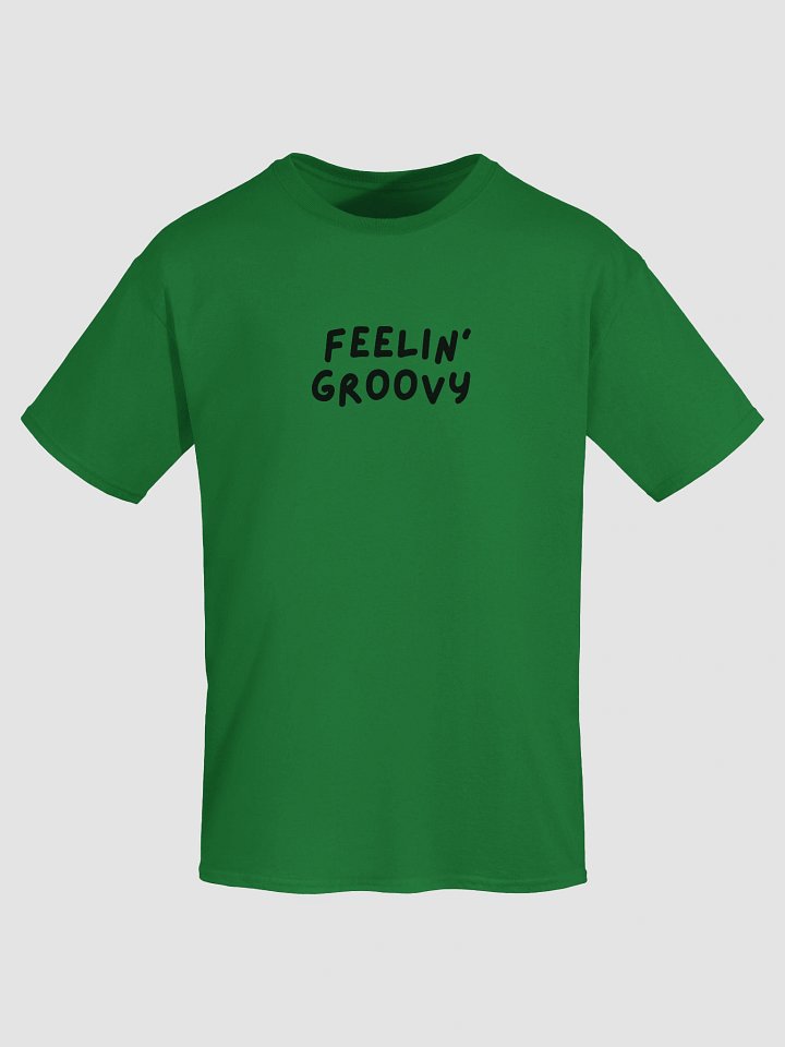 “Feelin’ Groovy” My Vibe Cotton T-Shirt product image (2)