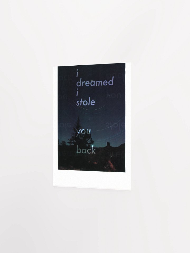 I DREAMED I STOLE YOU BACK Mixed Media Print product image (2)