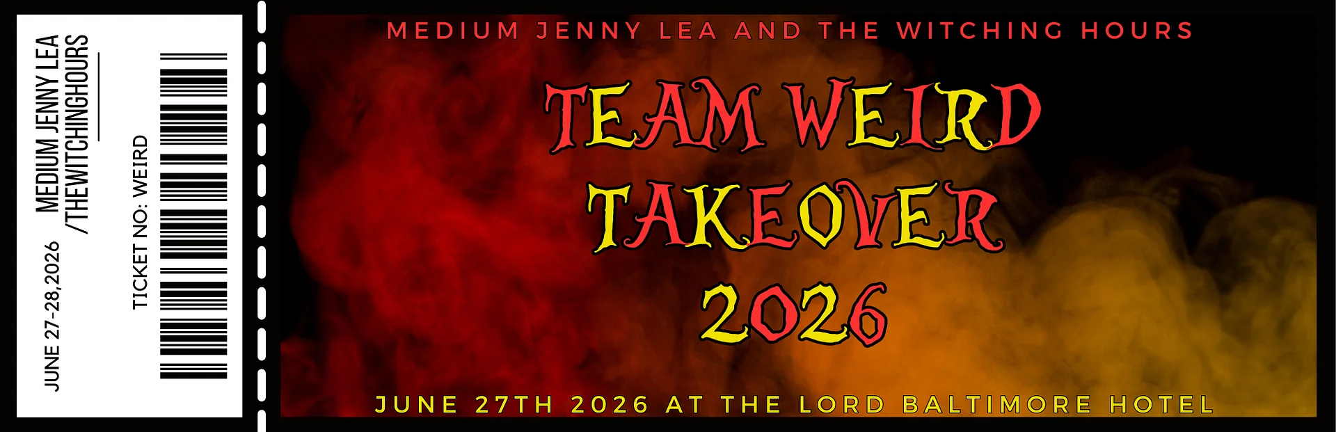Team Weird Takeover 2026 Tickets product image (1)