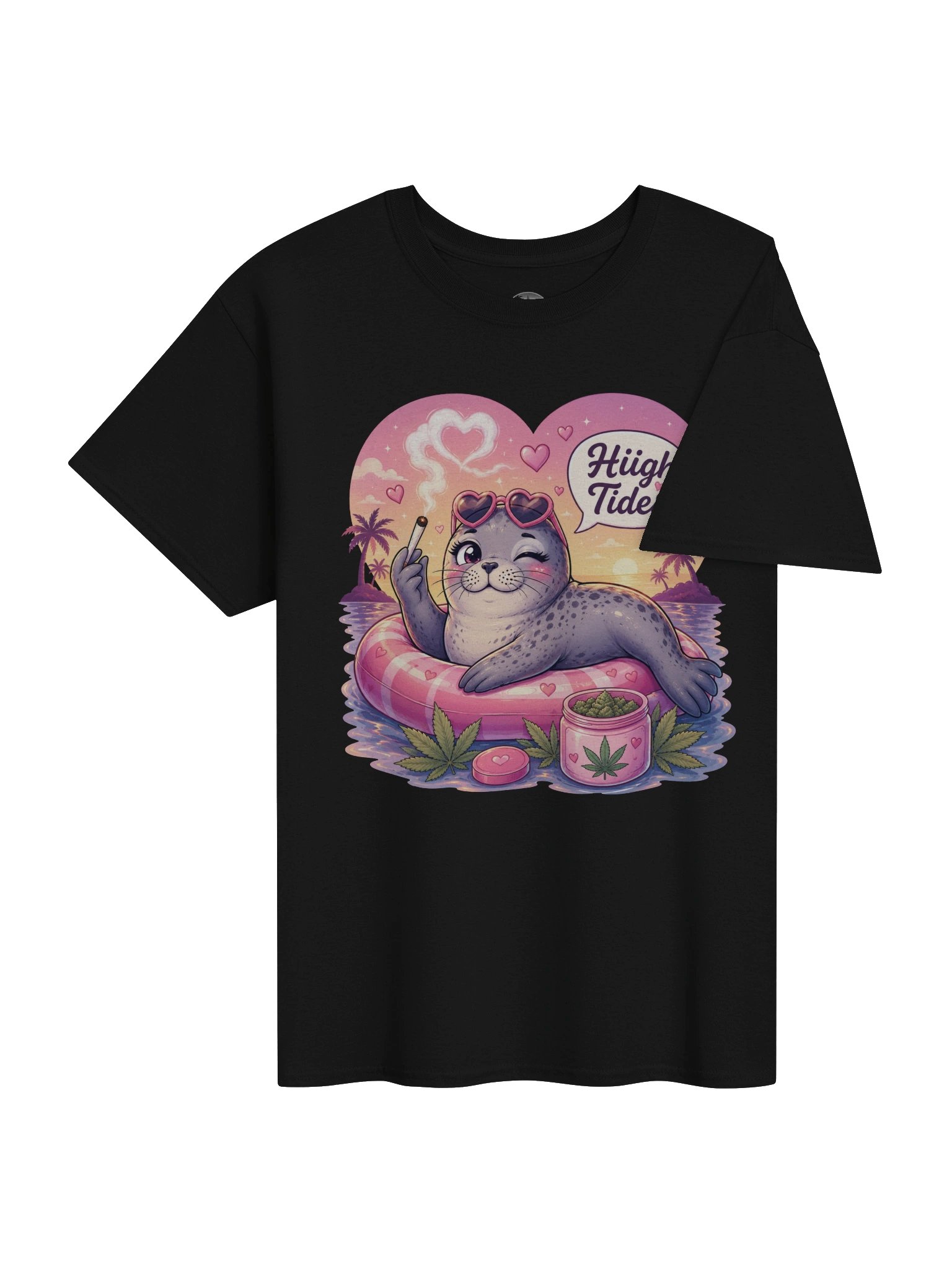 Hiigh Tides Seal Beach Graphic Tee product image (4)