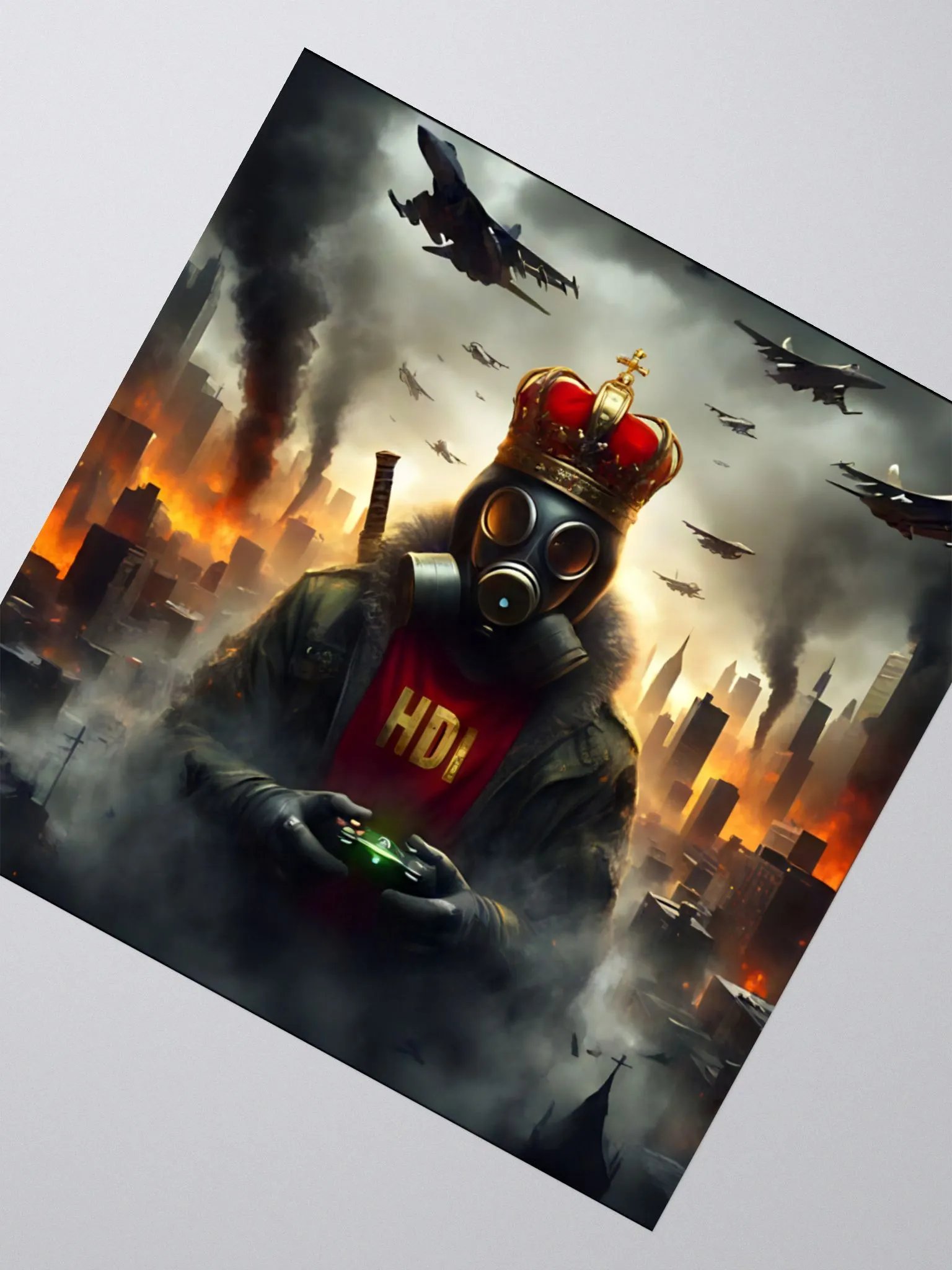 HDI Burning City - Cut Stickers product image (2)