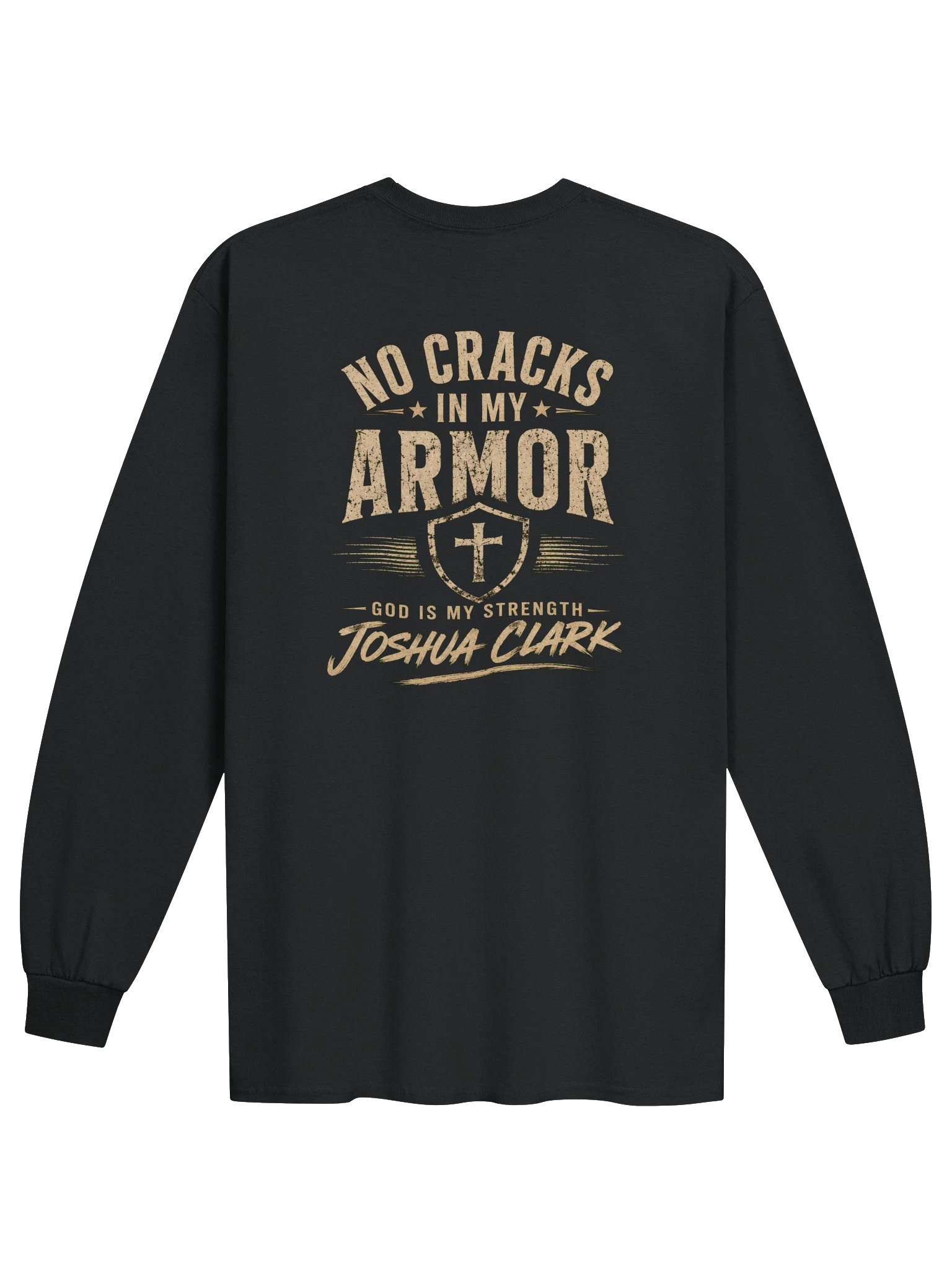 No Cracks In My Armor Gildan Ultra Cotton Long Sleeve product image (2)