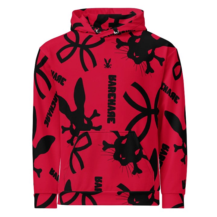 RAREHARE - X patt Signature Red Hoodie product image (1)