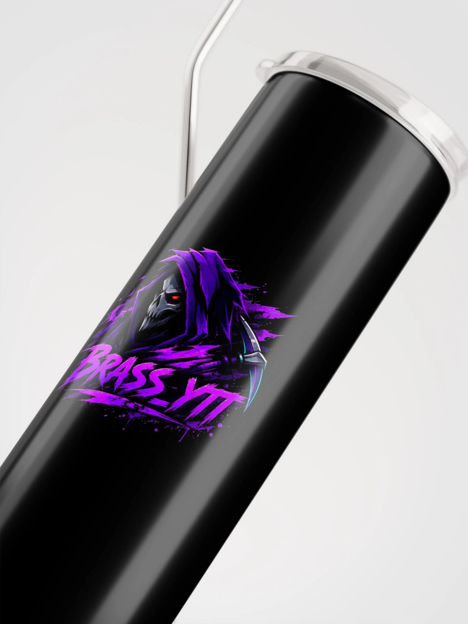 BRASS_YTT Stainless Steel Tumbler with Straw | Motiv 1 product image (9)