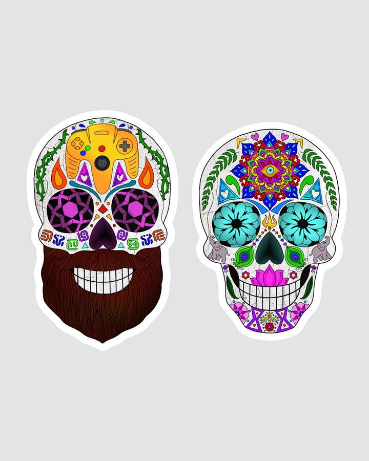 Day Of The Dead Stickers product image (1)