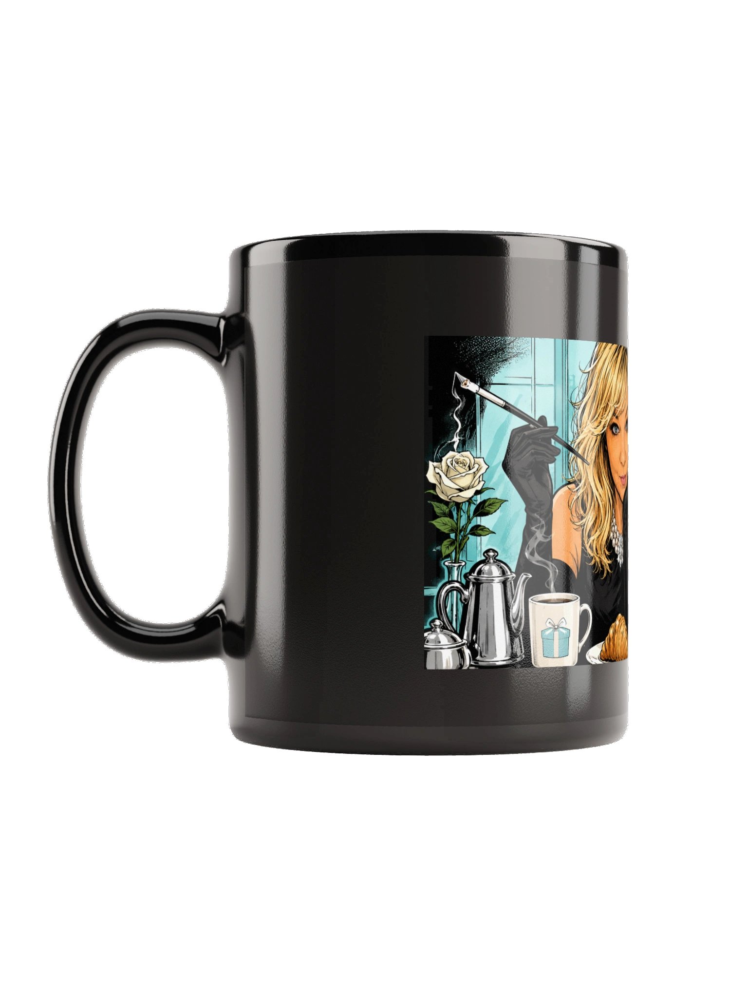 Breakfast at Tiffany’s — No Jagaloons Allowed Black Mug product image (2)