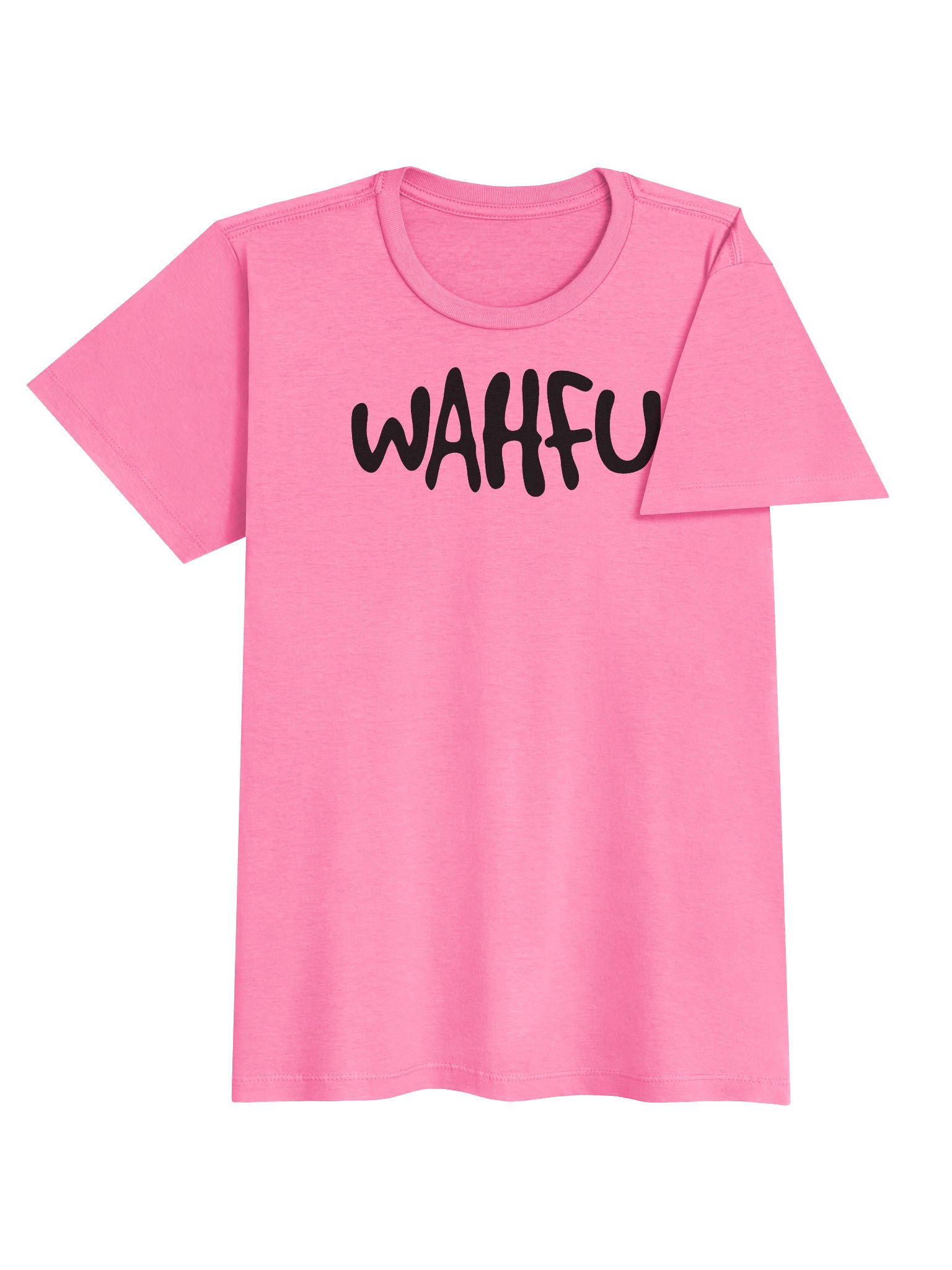 Ladies WAHFU logo softstyle t-shirt - Pink product image (4)