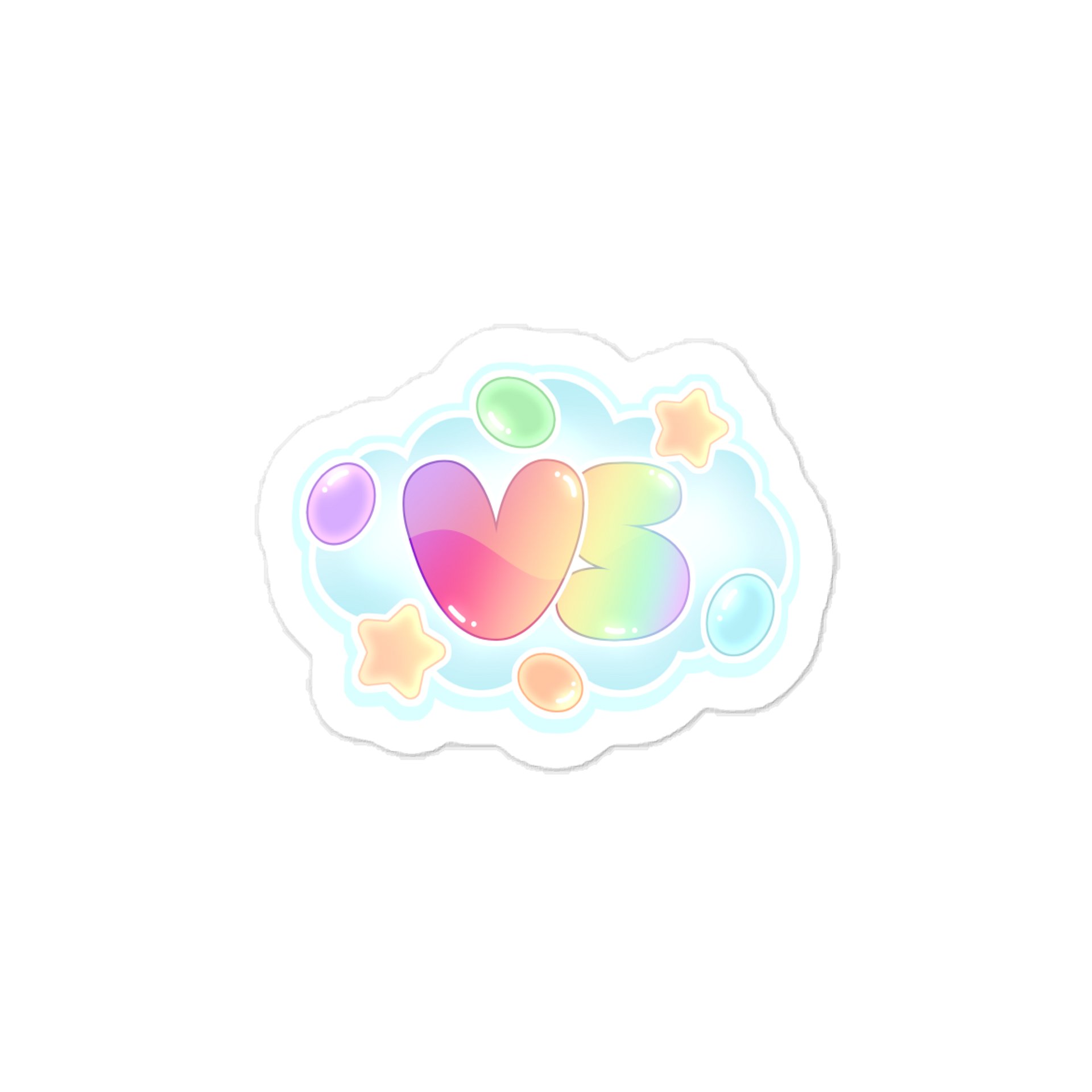 VSmarties Mini Logo Sticker product image (1)