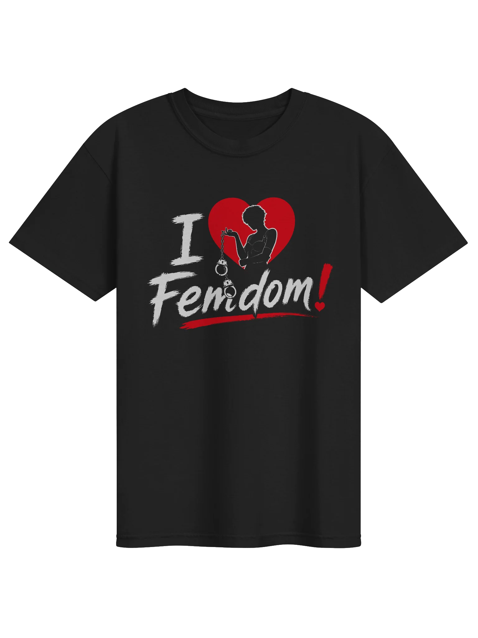 I Love Femdom! – Gothic Heart Sticker Design product image (2)