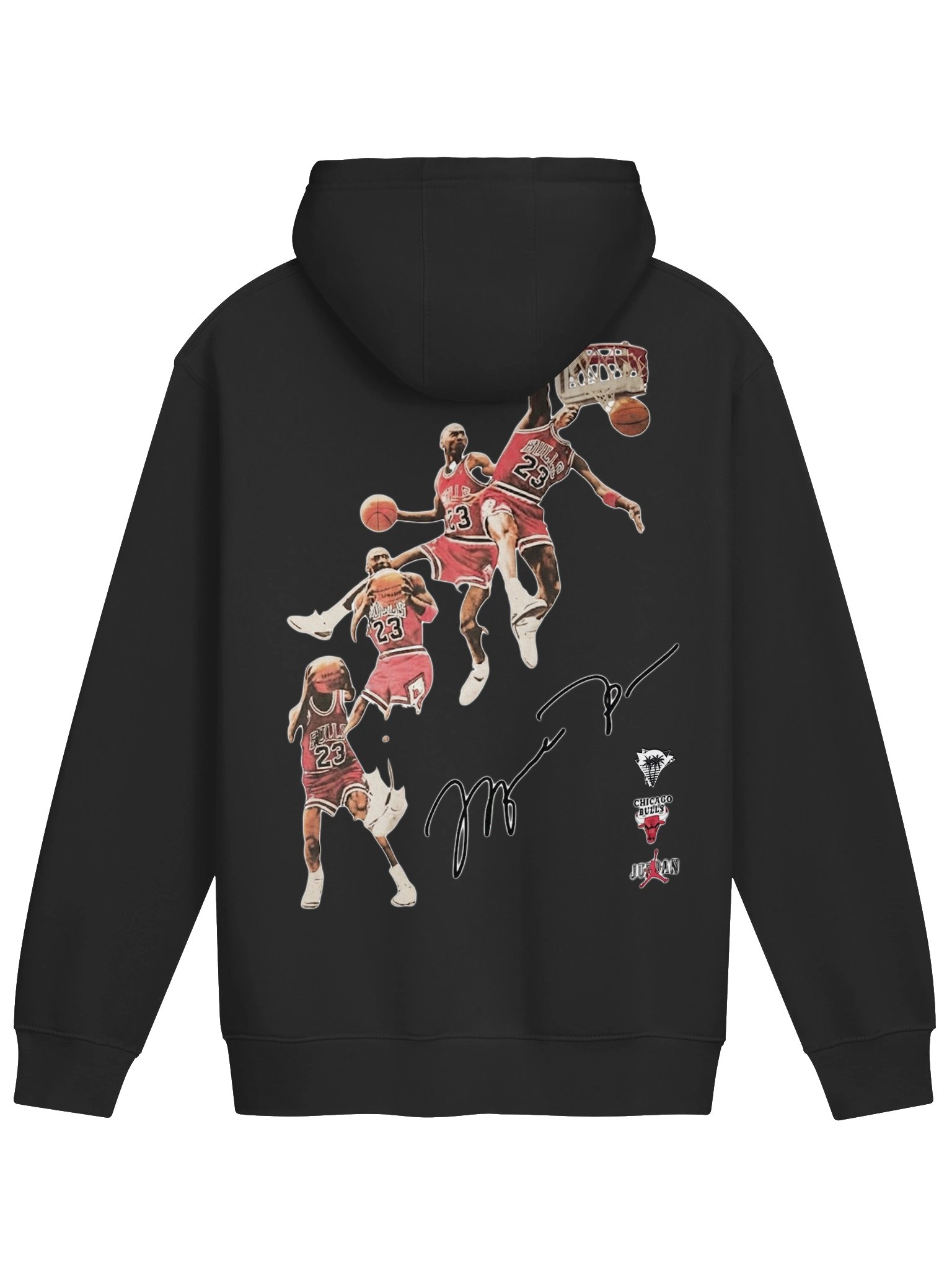90s VINTAGE RETRO AIR JORDAN DUNK CONTEST HOODIE product image (9)