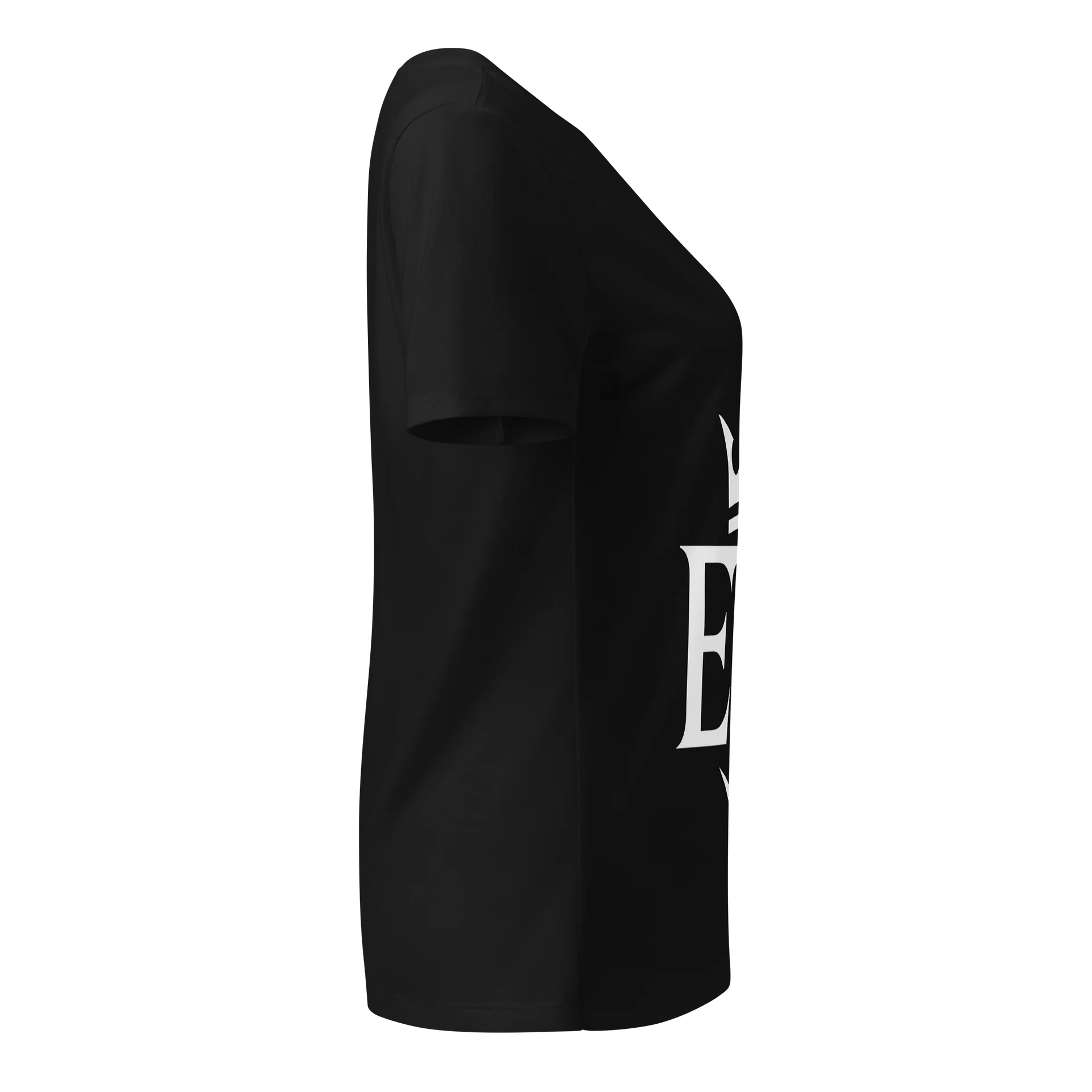 OG Elite Empress V-Neck Shirt (White On Black) product image (3)
