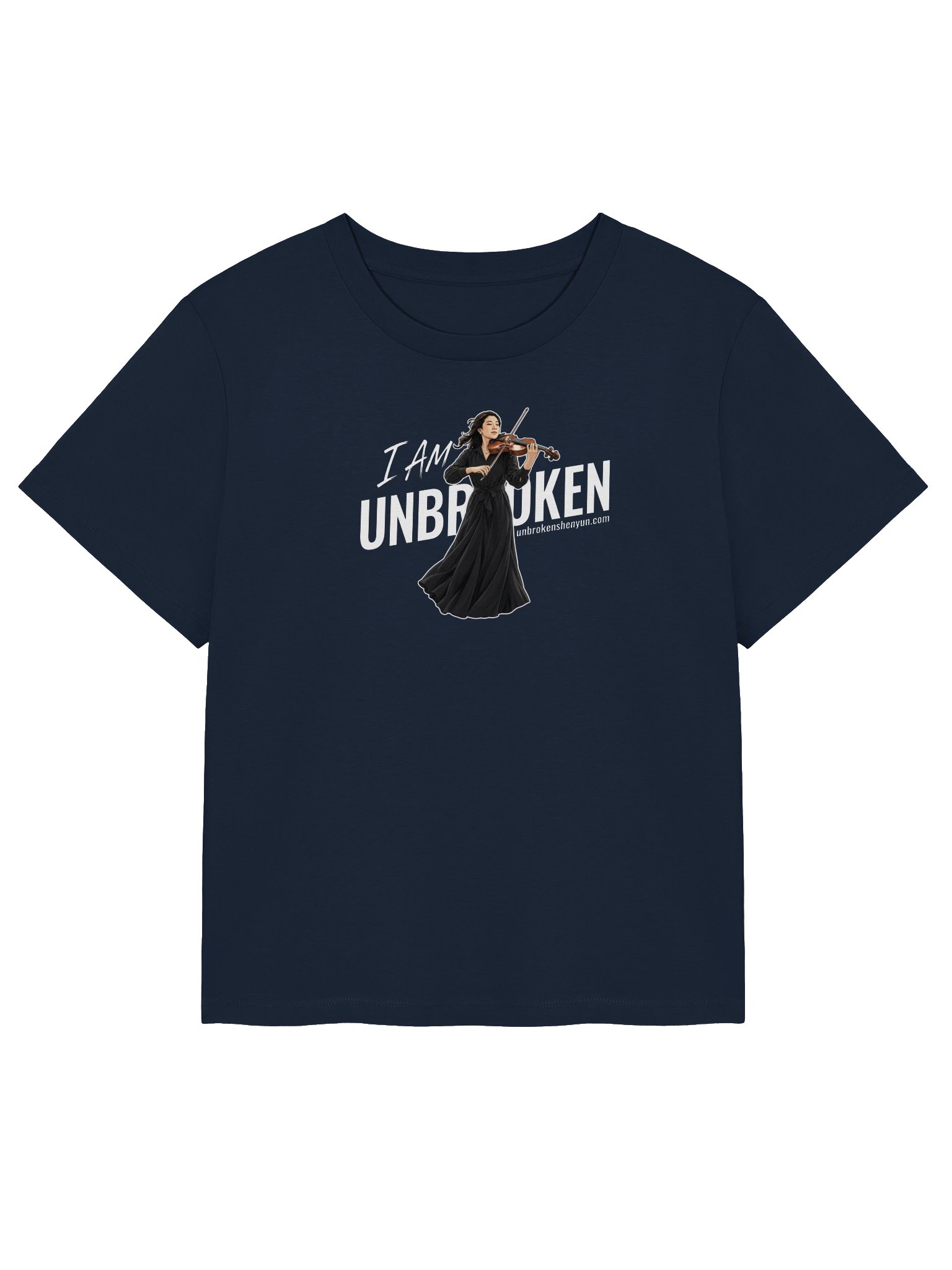 Women's Classic Cut Tshirt - Musician (Navy) product image (1)