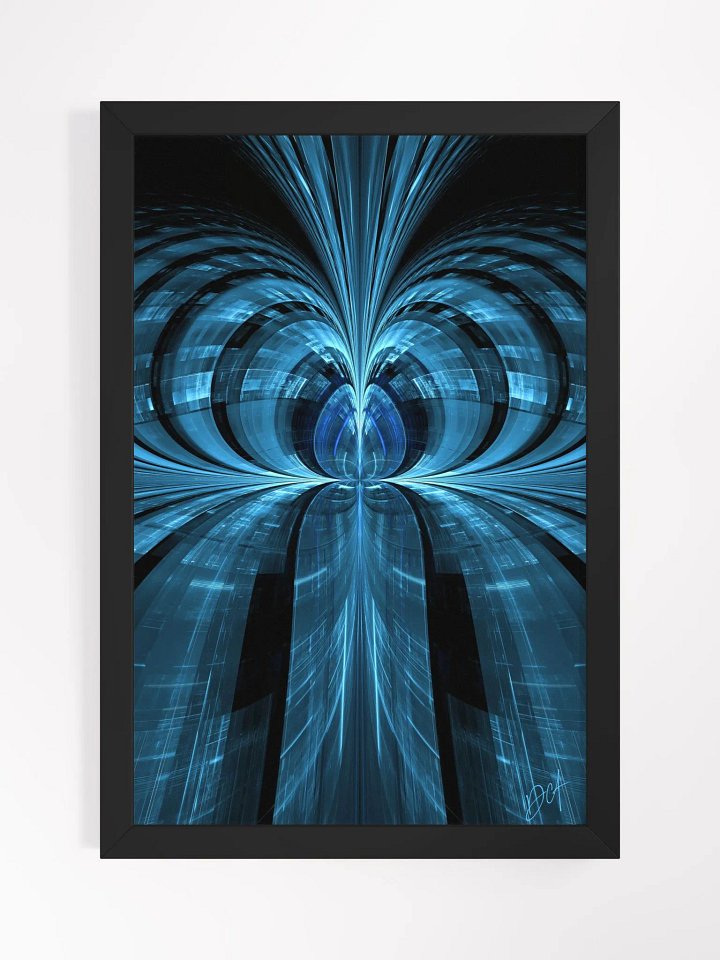 Watery Echoes - Framed Matte Poster product image (1)