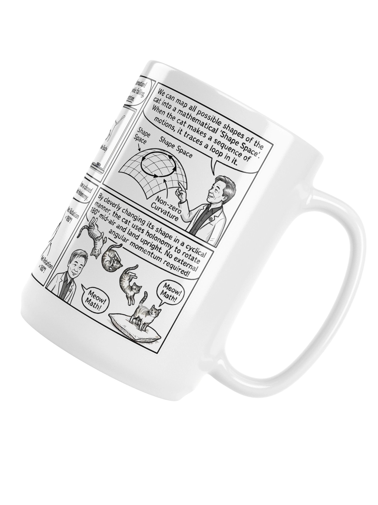 Meow! Math Cat-Righting (explained by Melvin) Comic Mug product image (6)