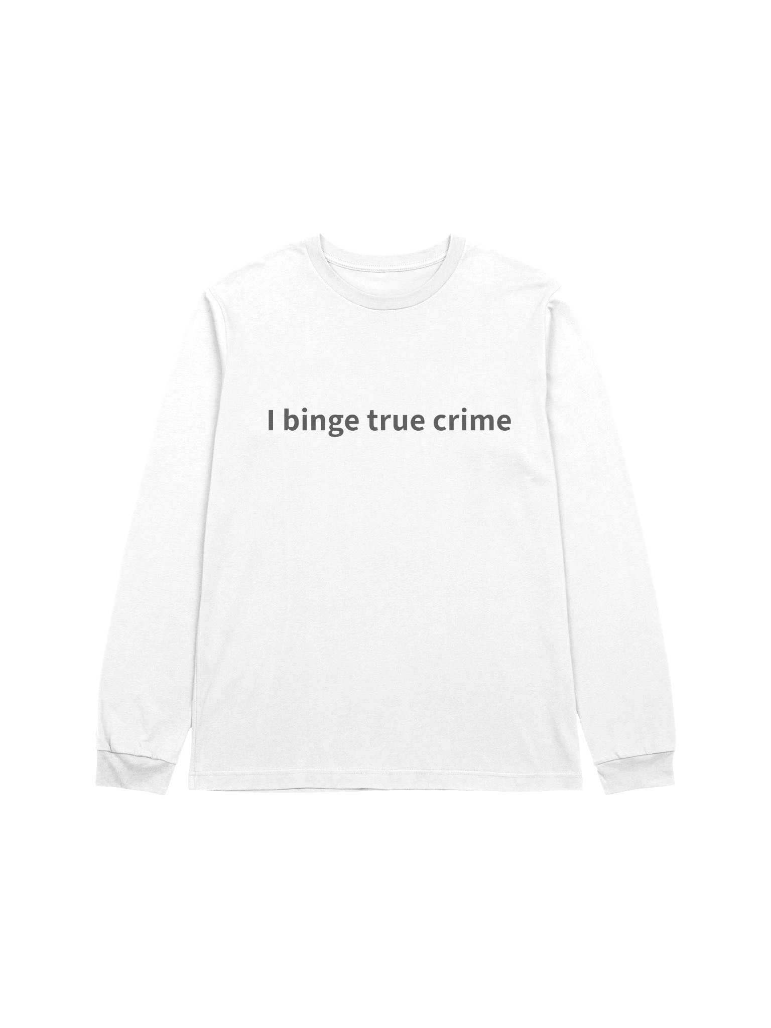 Supersoft LS Tee - I Binge TC - White product image (1)