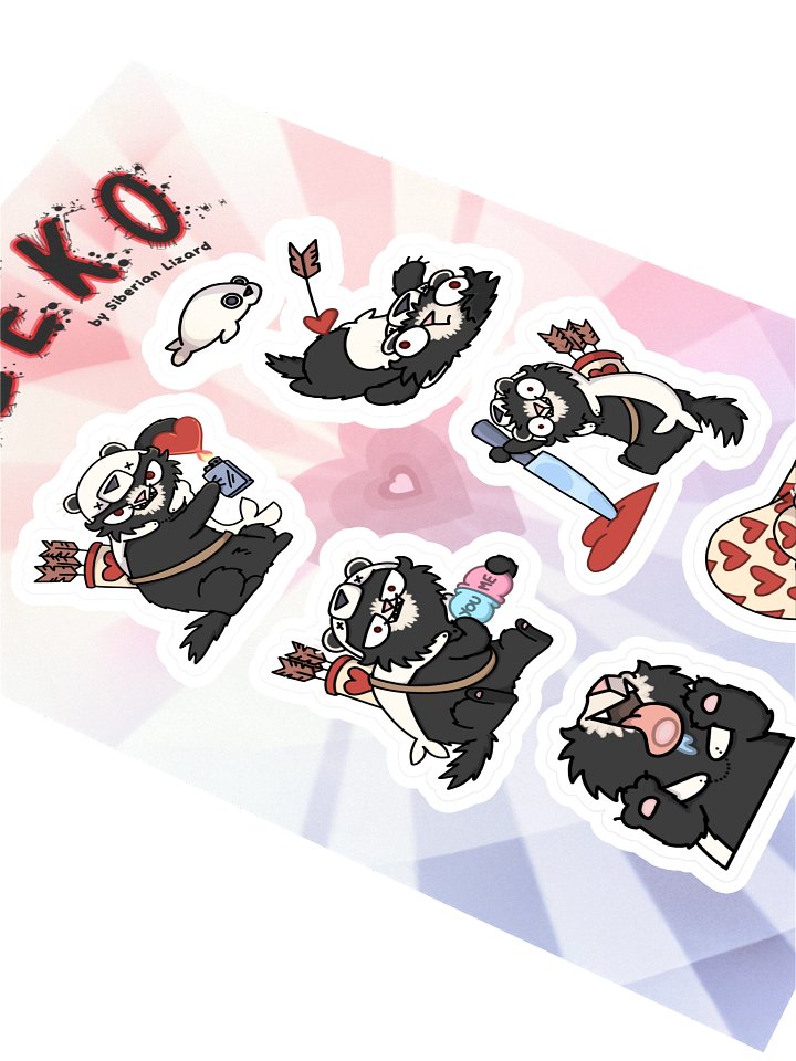 Keeko's Valentines - Sticker Sheet product image (2)