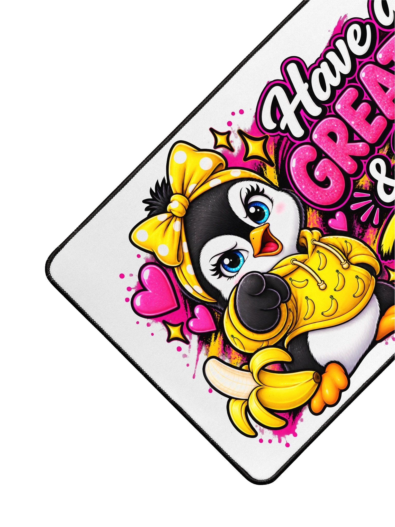 Lulu The Penguin “Have a Great Day & Don’t Be a Bitch” Desk Mat product image (3)