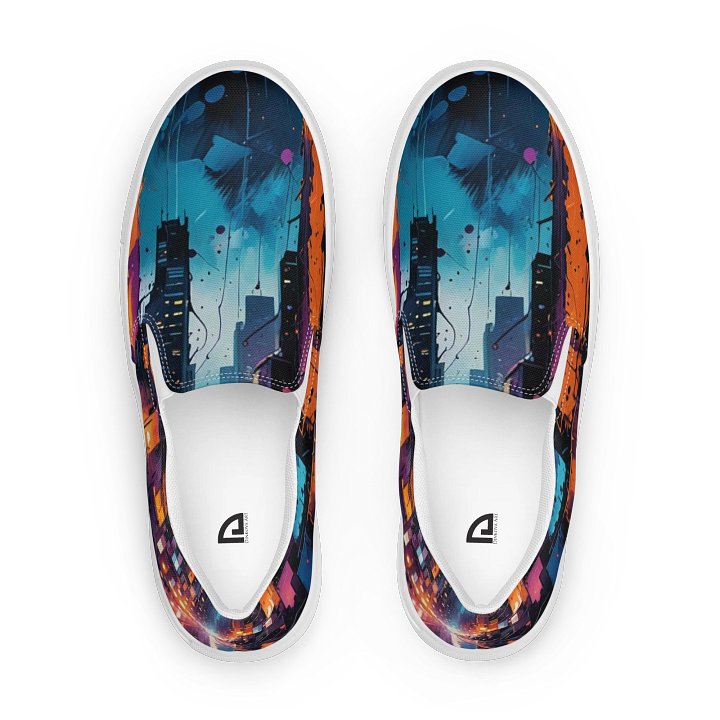 Abstract City 1 Canvas Shoes product image (1)