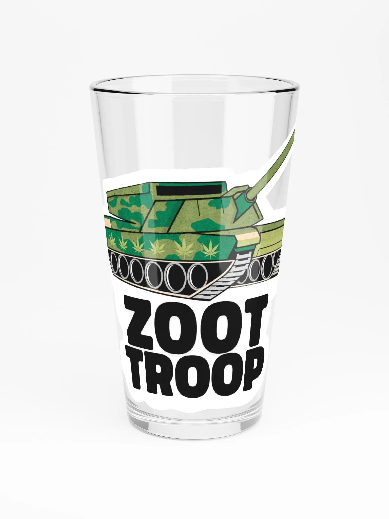 Zoot Troop Leafless large logo glass product image (3)