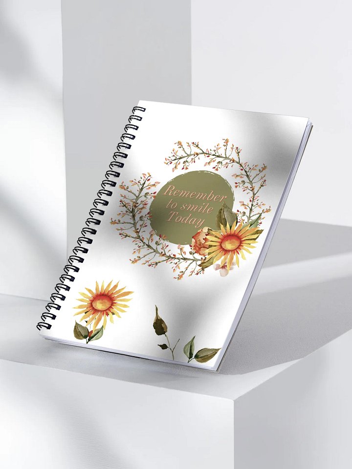 Remember to Smile Today Spiral Notebook product image (1)