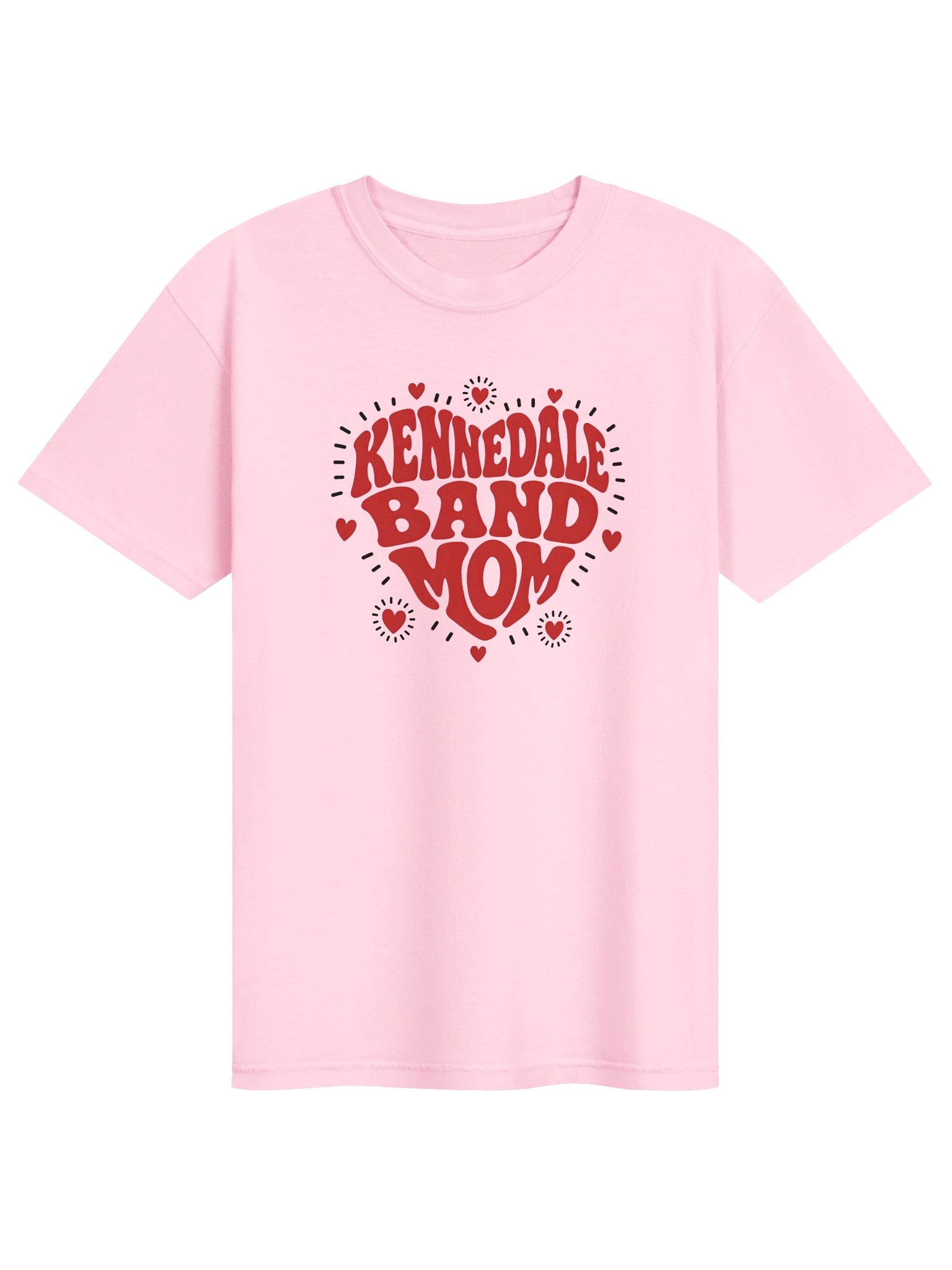 Kennedale Band Mom Heart Tee product image (1)