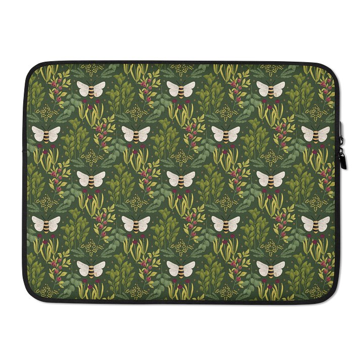Bees and Foliage Laptop Sleeve product image (2)