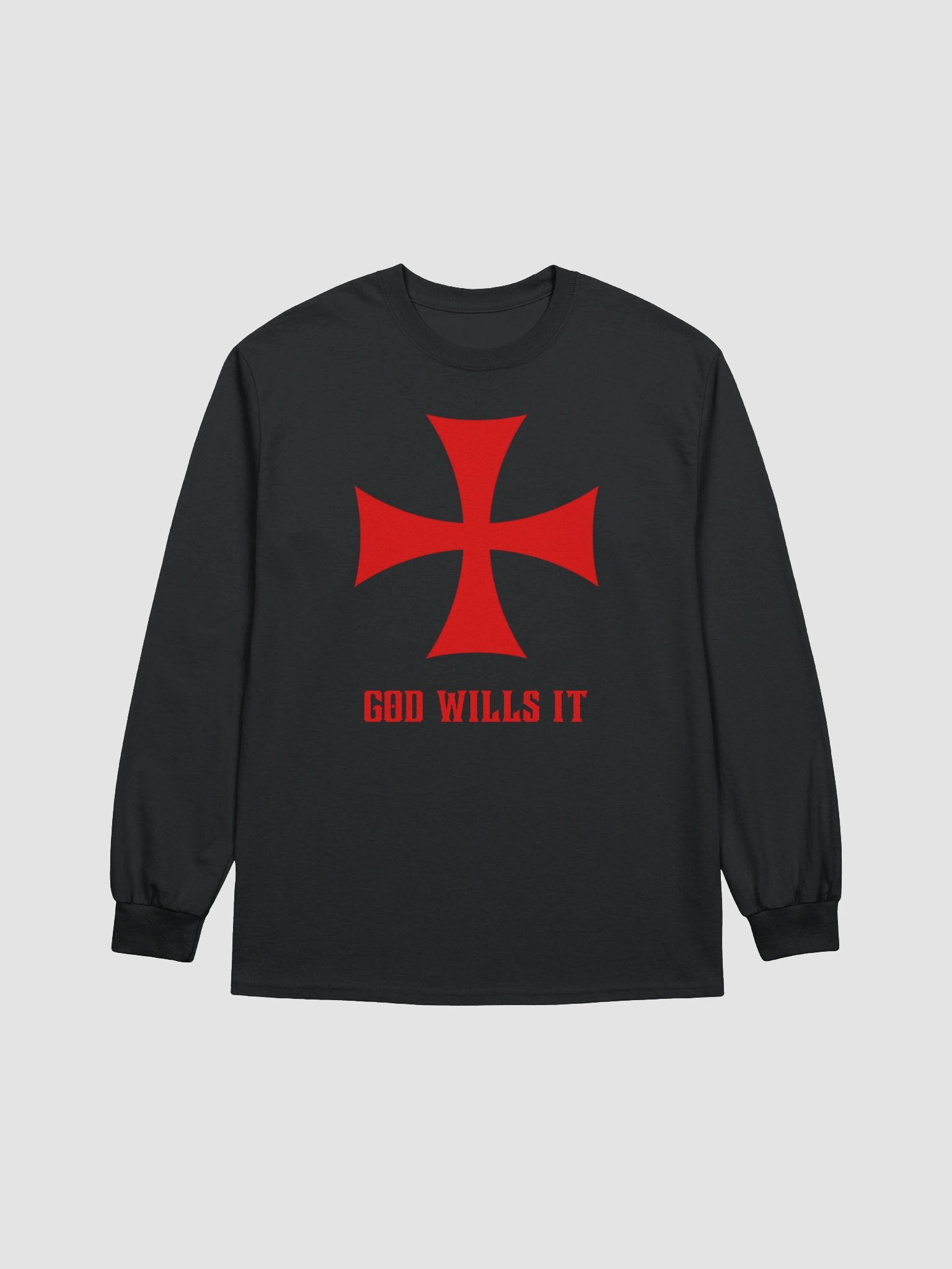 God wills it Crusader Gear Long Sleeve T-Shirt product image (2)