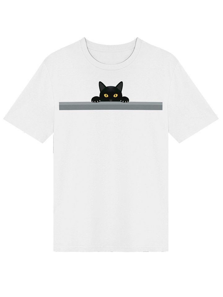 Black Cat Over Wall T-shirt product image (1)