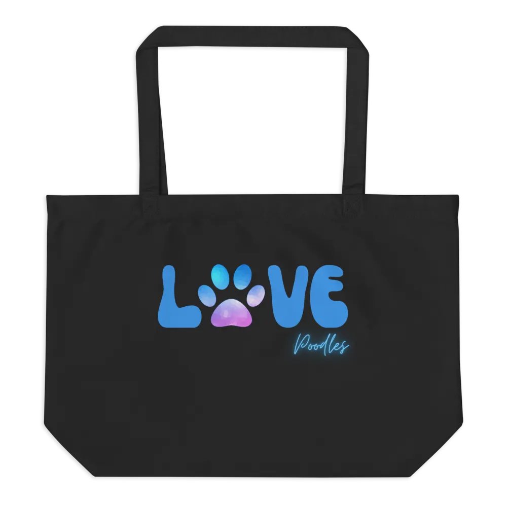 Pawfect Love Poodles Tote Bag product image (6)