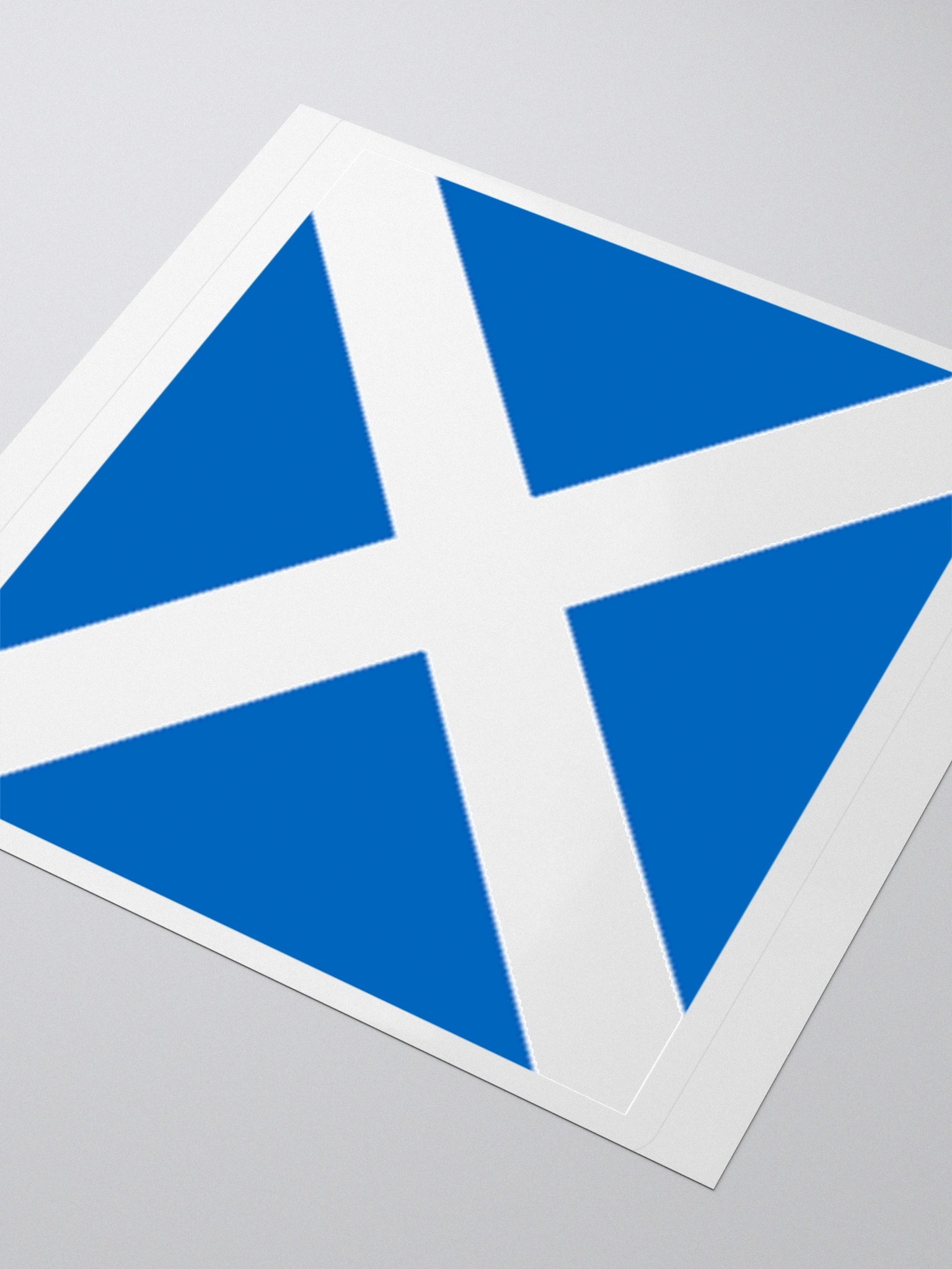Scotland Flag Sticker - Durable Vinyl for Indoor Use - Multiple Sizes Available product image (8)
