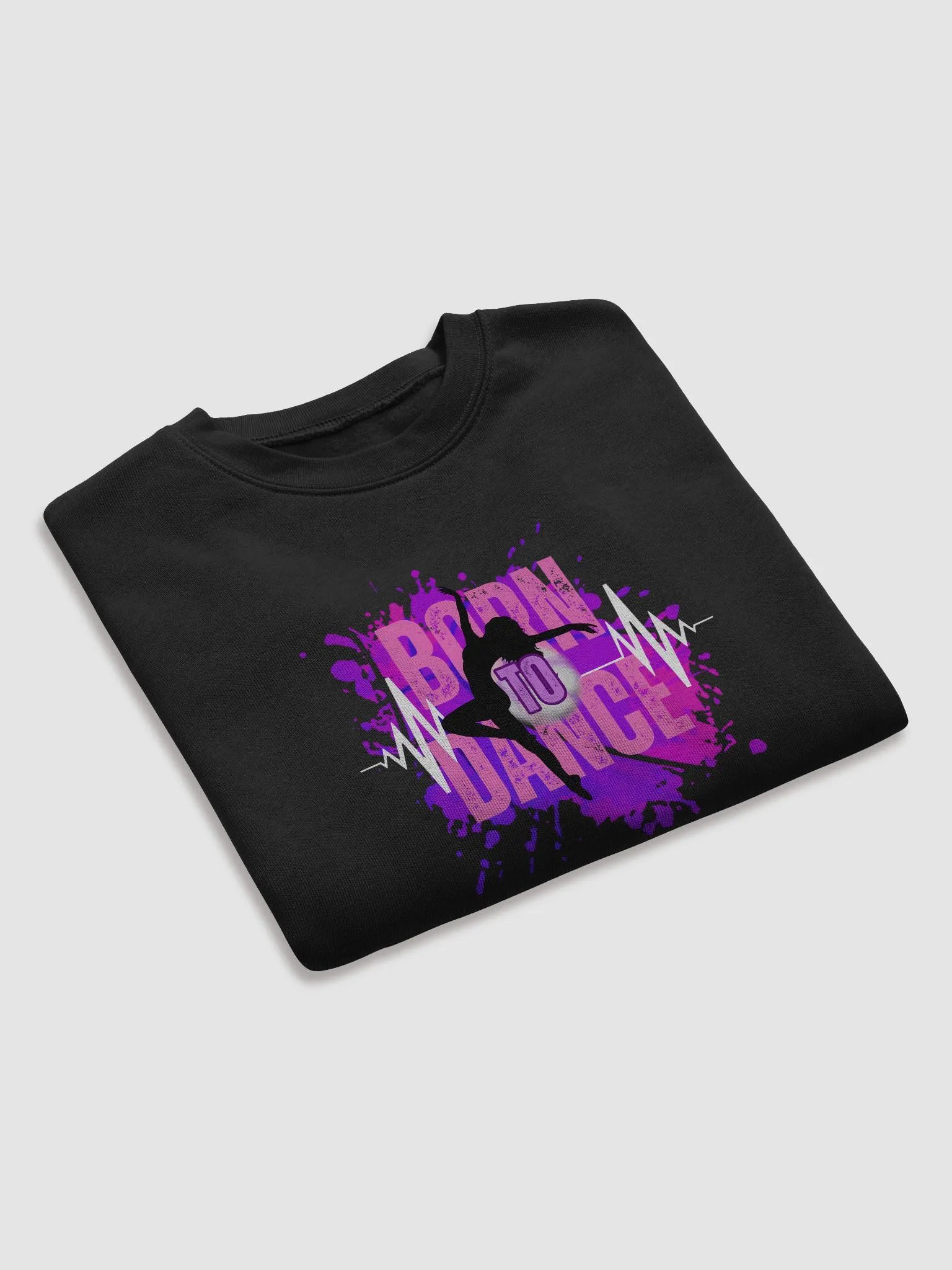 Born to Dance Her Silhouette Crop Sweatshirt product image (33)