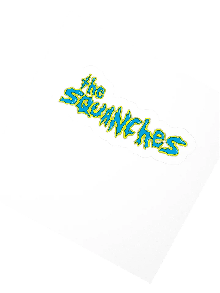 The Squanches Blue Text Kiss Cut Sticker product image (2)