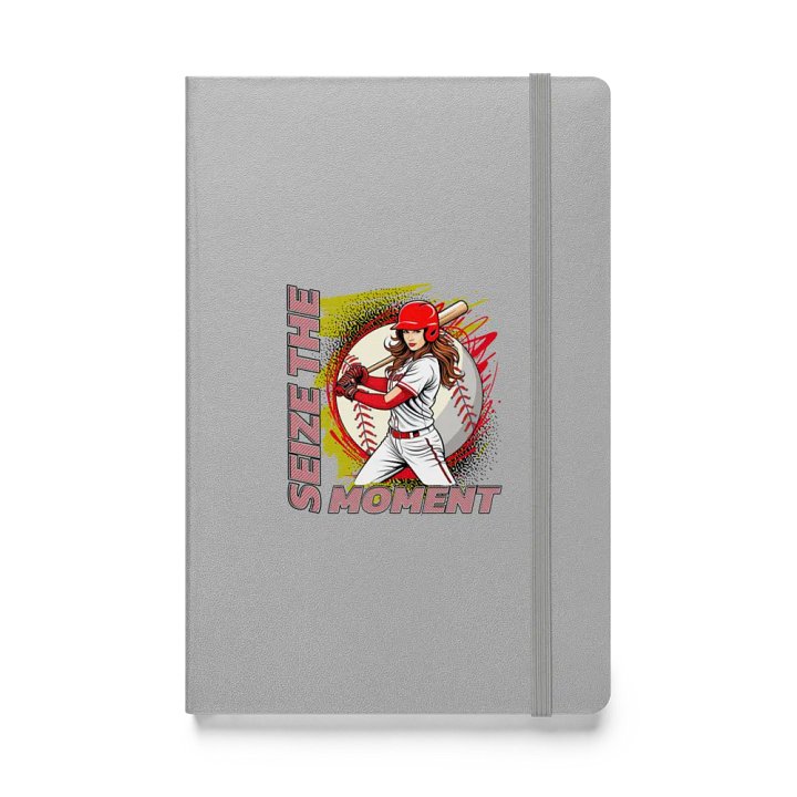Seize the Moment Baseball Female Hardcover Journal product image (1)