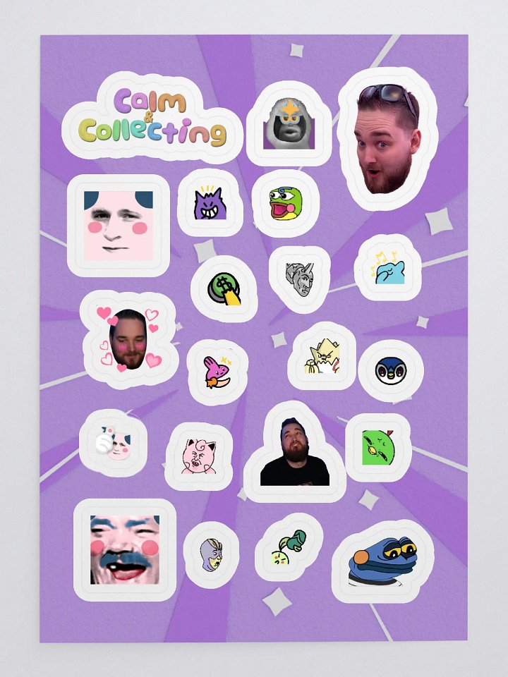 Calm & Collecting Sticker Sheet product image (2)