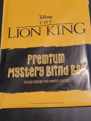 Dynamite Comics The Lion King blind bag. This was a pain to open
