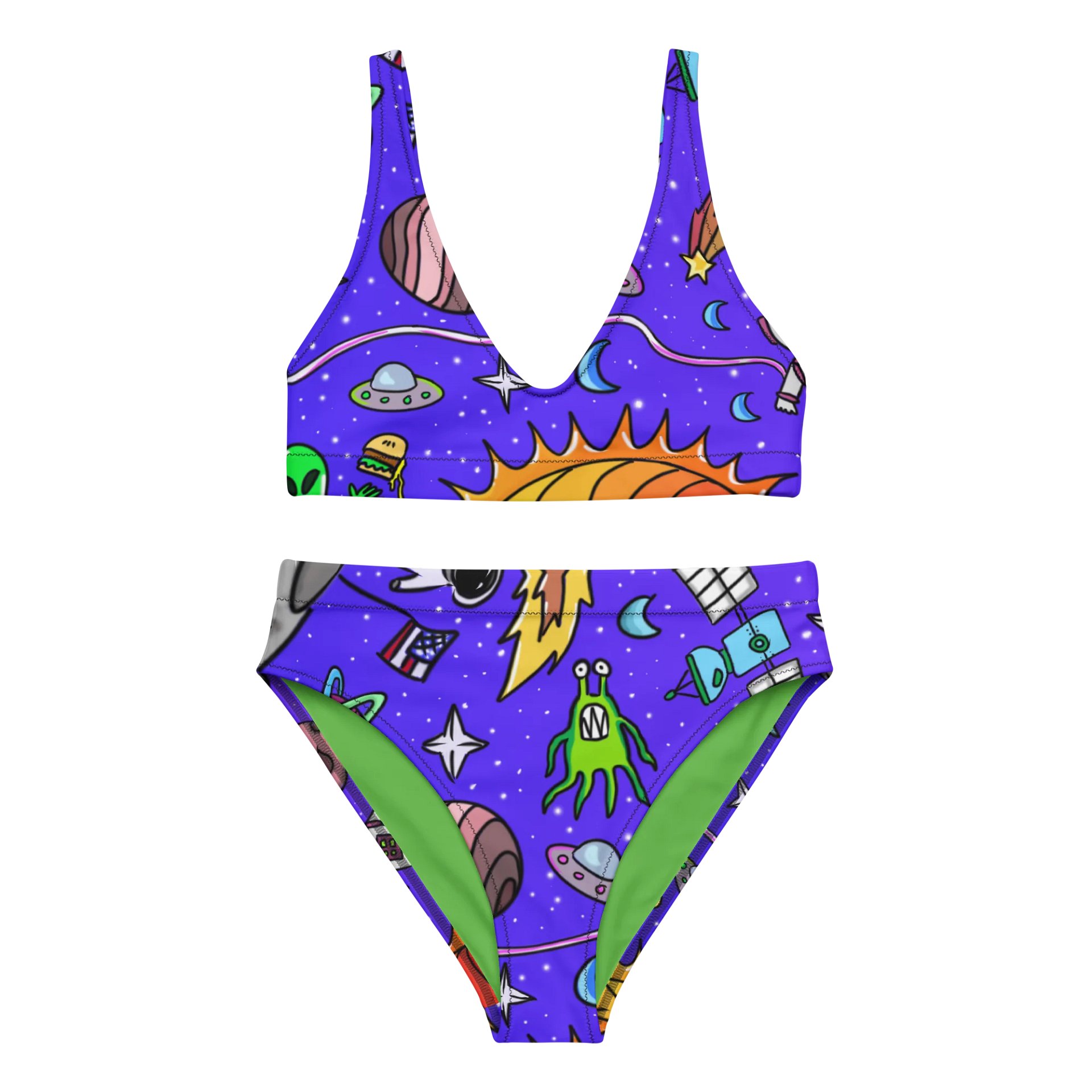 Outer Space Bikini (High Waist) product image (1)
