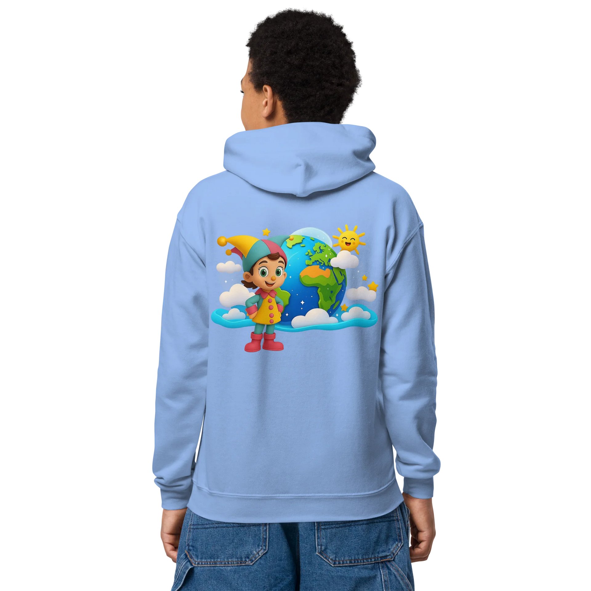 JessyJesty “Planet Earth” Youth Hoodie – Cozy Style for Eco-Loving Kids product image (1)