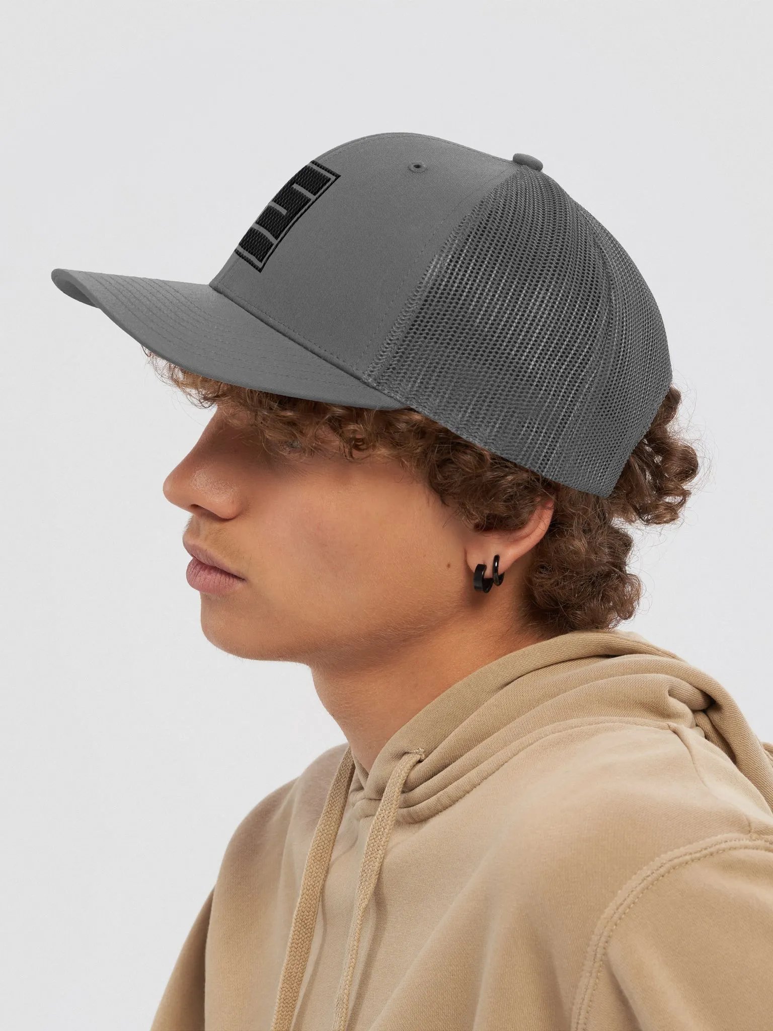 LS Square Black Logo Trucker Cap product image (7)