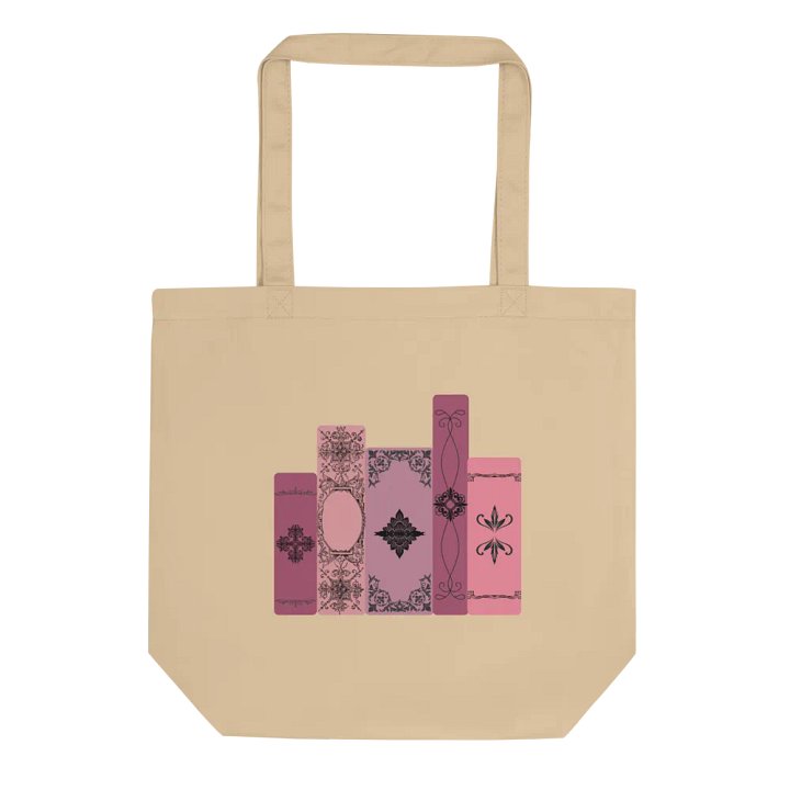 Pink Book Spines Tote product image (1)