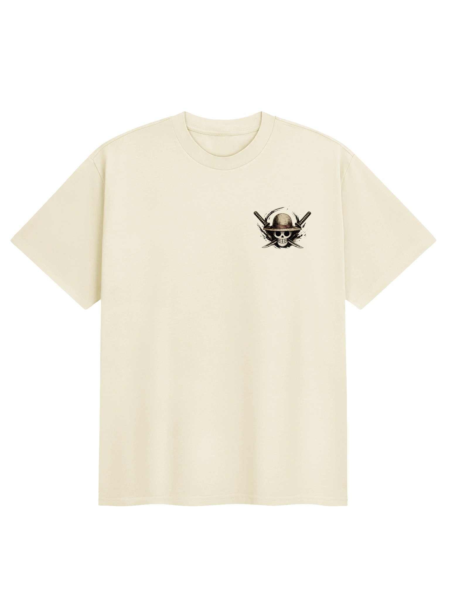 Straw Hat Skull Emblem Heavy Tee product image (4)