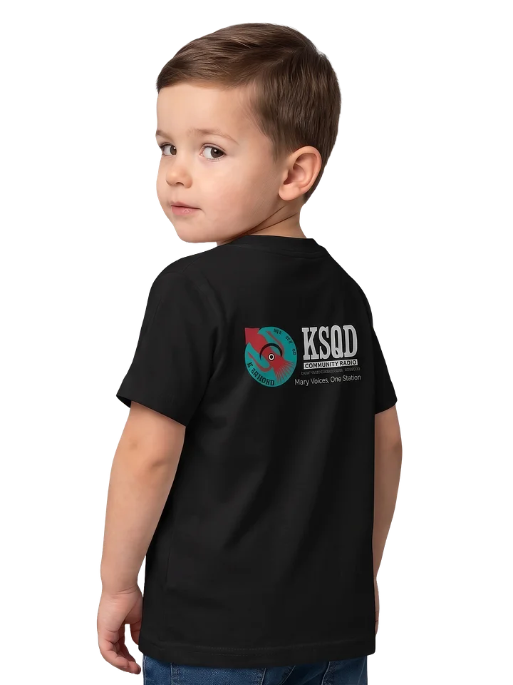 KSQD “Little Squid Beats” Baby Jersey T-Shirt (Red Squid) product image (2)