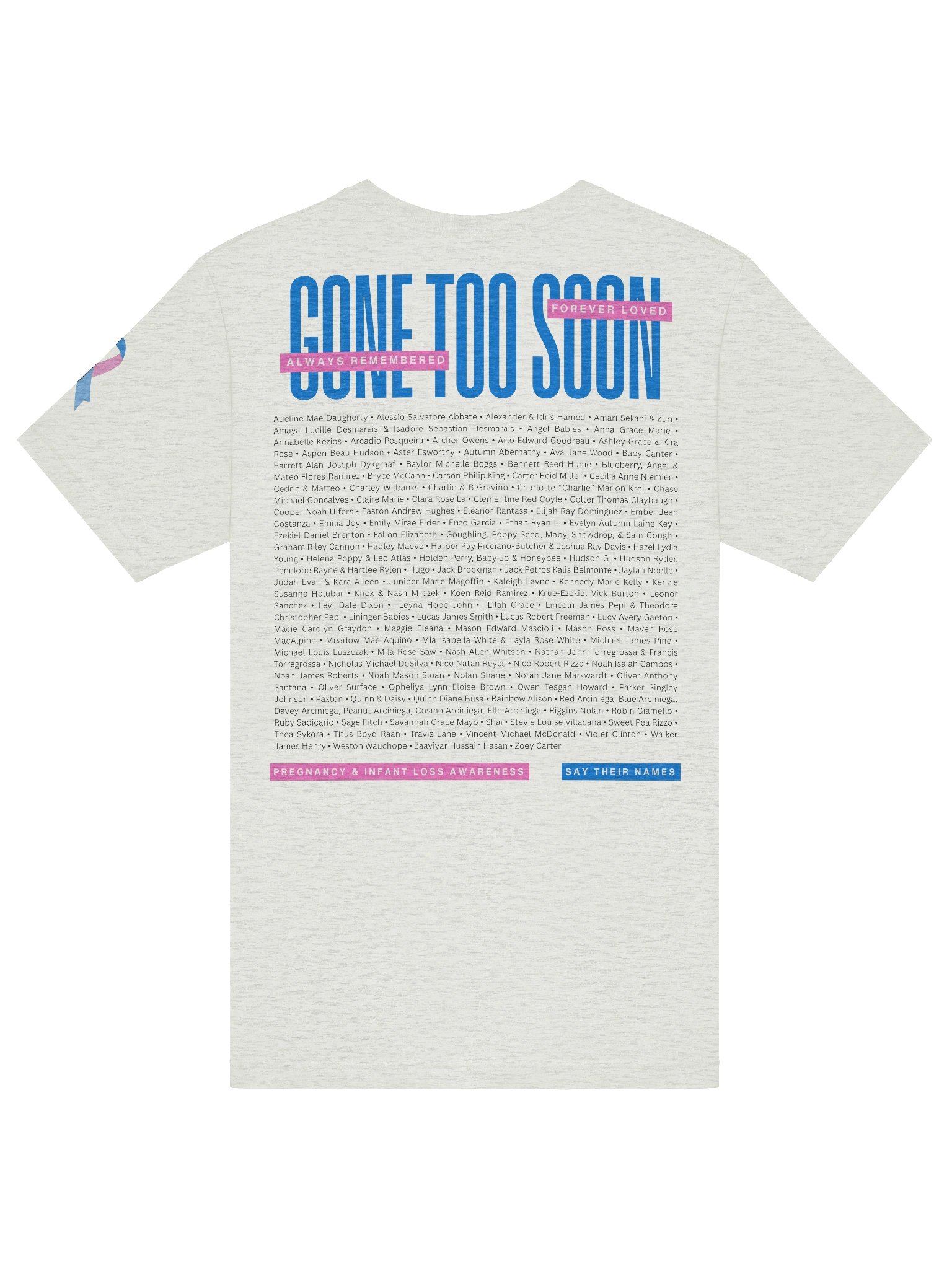 'Gone Too Soon' 2026 Memorial Shirt (soft, light) product image (6)
