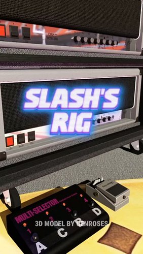 SLASH'S RIG ON THE STAGE!
#gnr #gunsnroses #slash #useyourillusiontour
