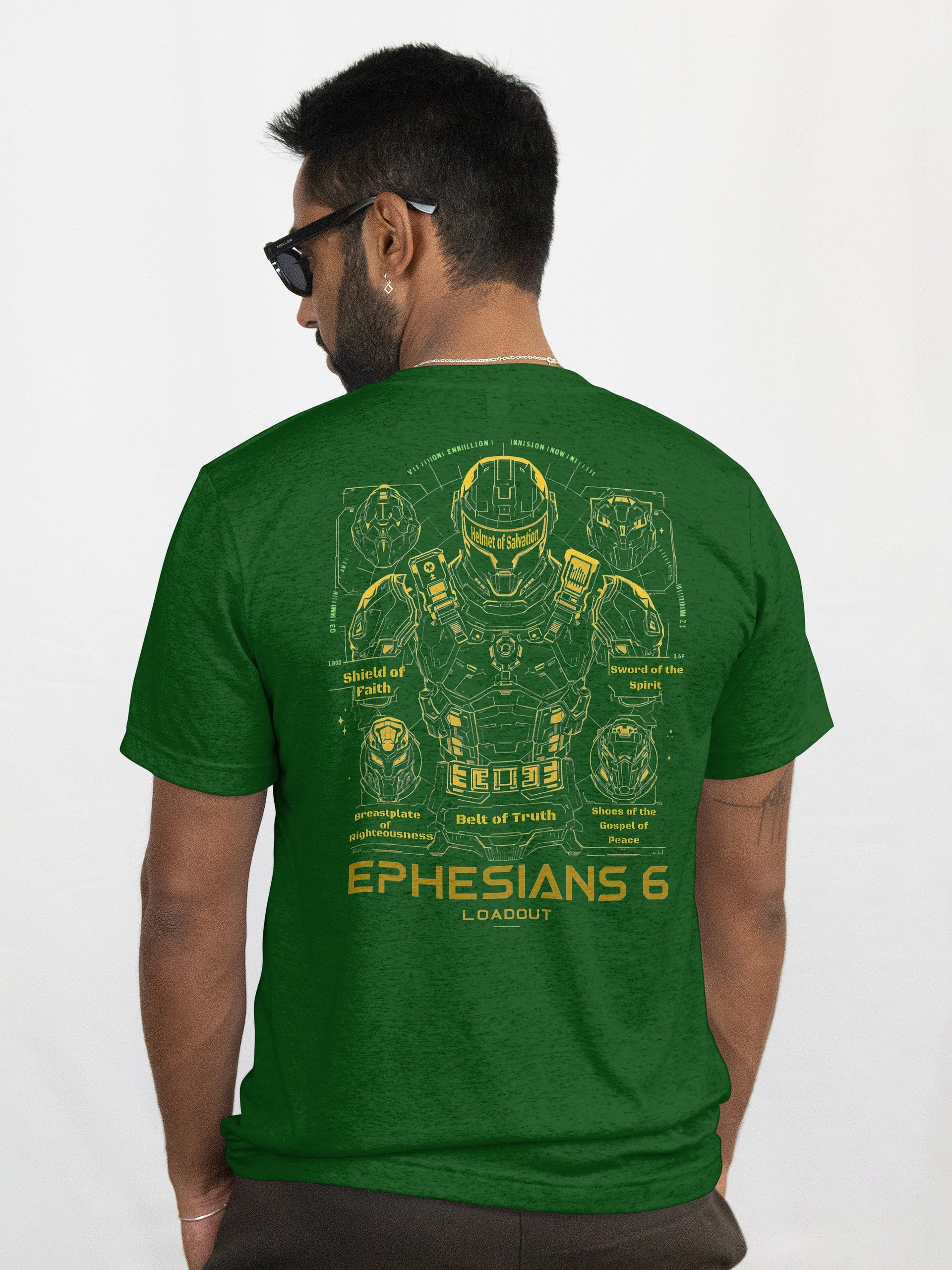 YHWH - “Ephesians 6 Loadout” Slim Fit T Shirt product image (7)
