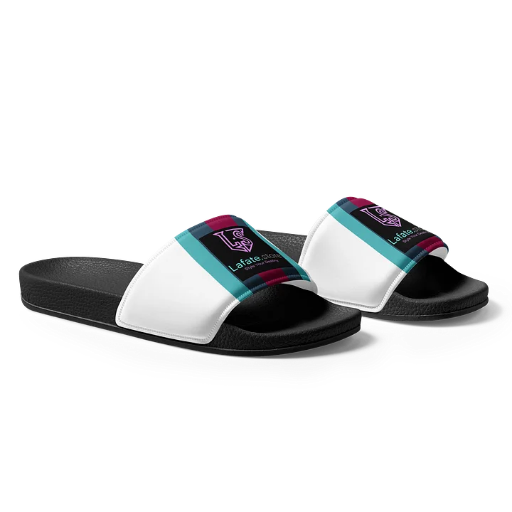 Lafate Store Ocean blue and White Slippers product image (1)
