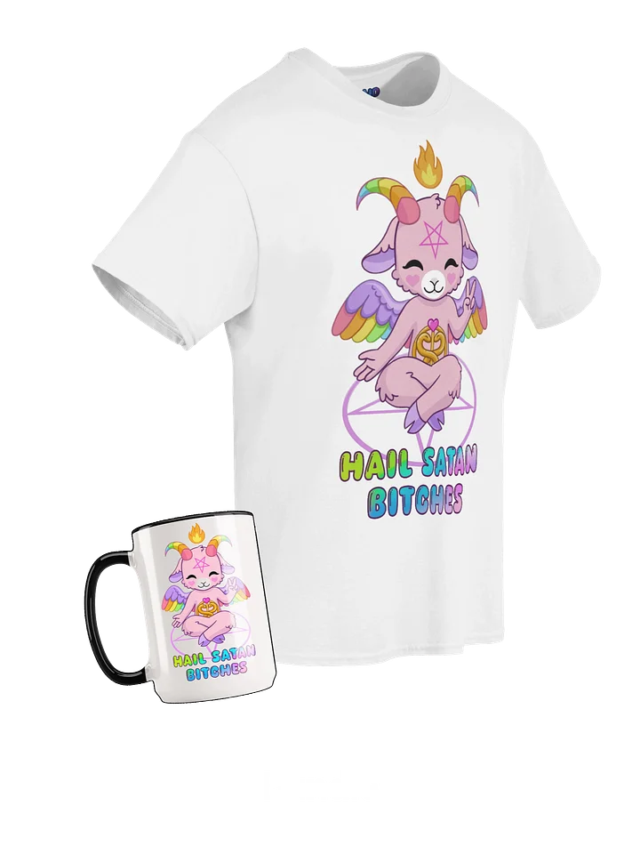 Cute Baphomet Mug & Tee Bundle product image (1)