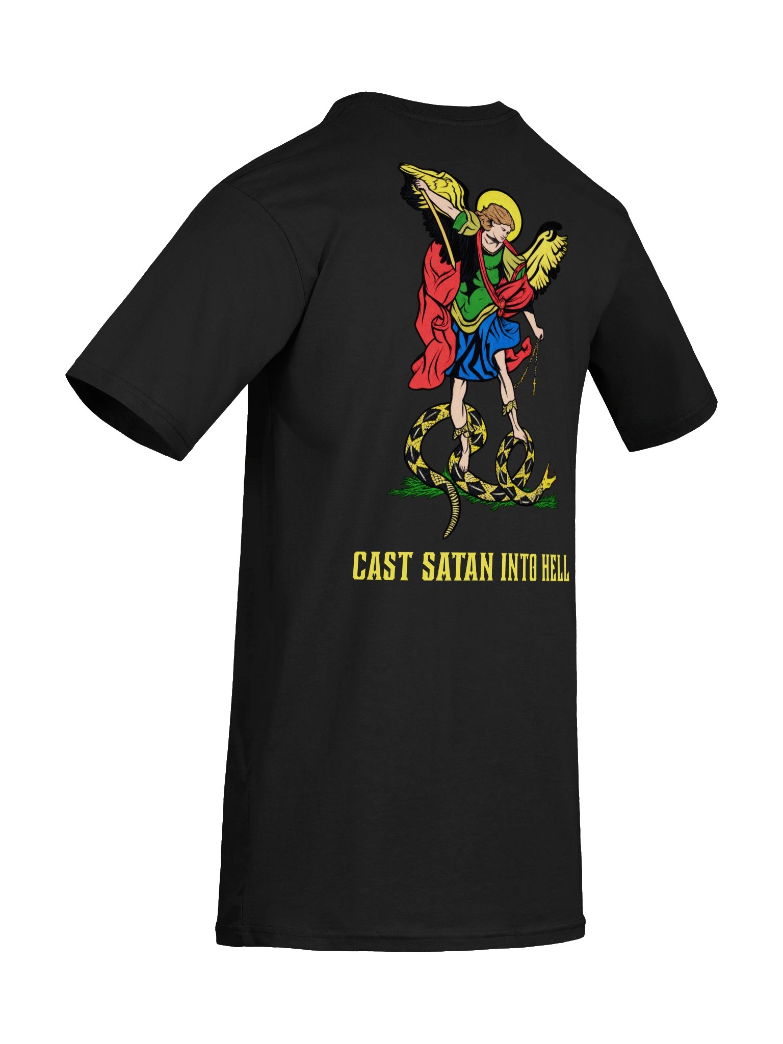Saint Michael 'Cast Satan into Hell' - Heavy Tee product image (9)