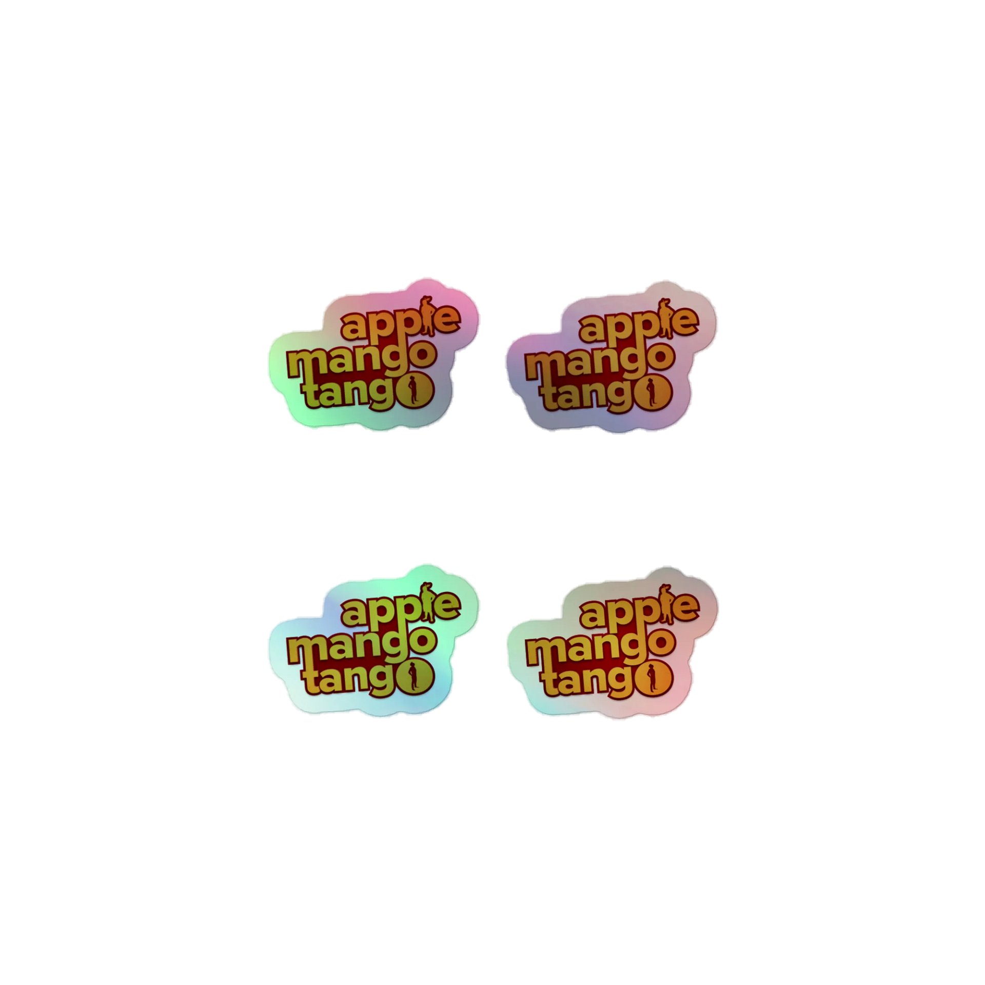It Takes Two to Tango - Kiss-Cut Holographic Sticker Sheet product image (1)