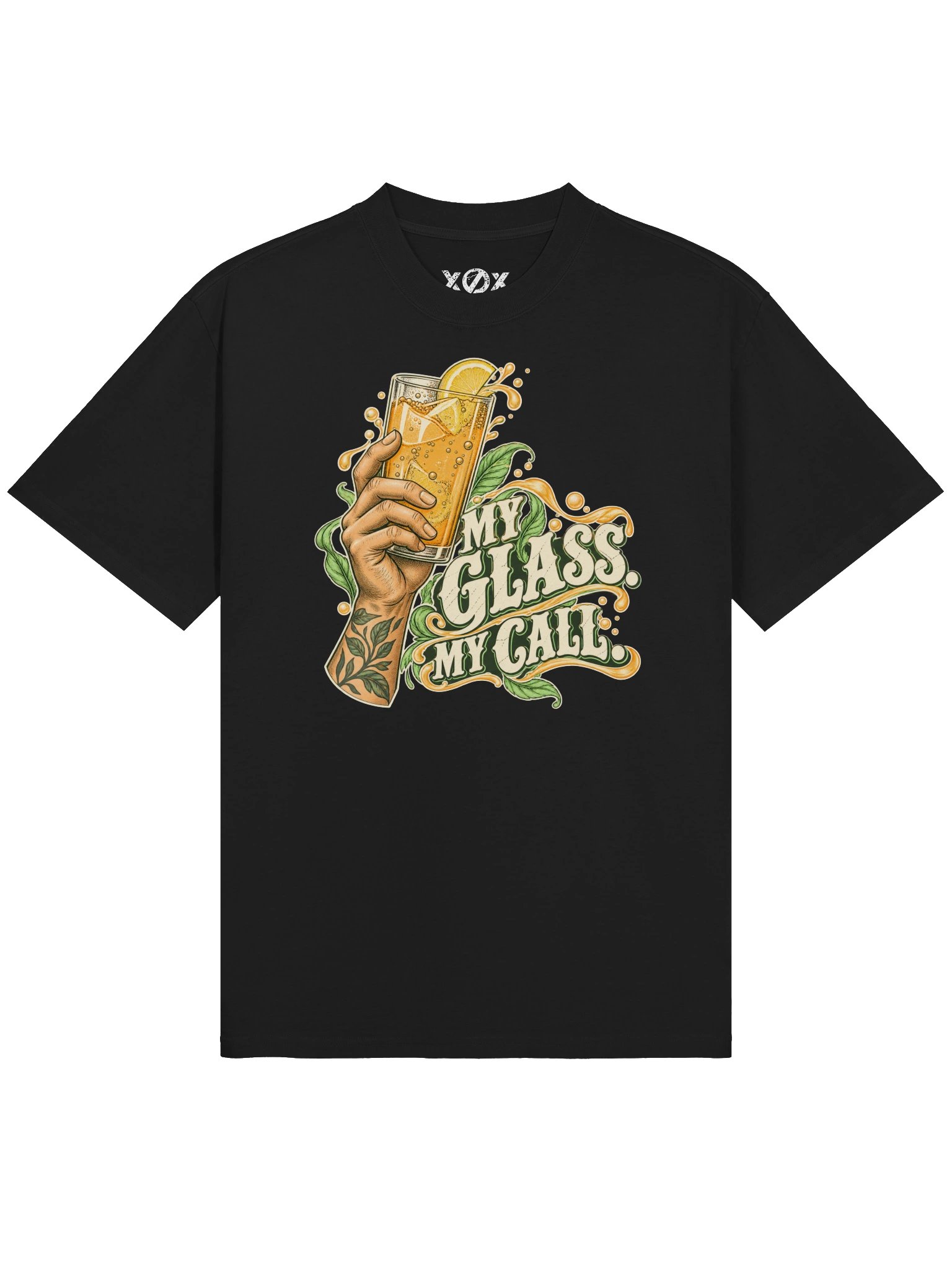MY GLASS. MY CALL. — Men’s Oversized Graphic T-Shirt product image (1)