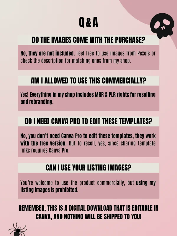 Halloween Pinterest Templates Canva product image (9)